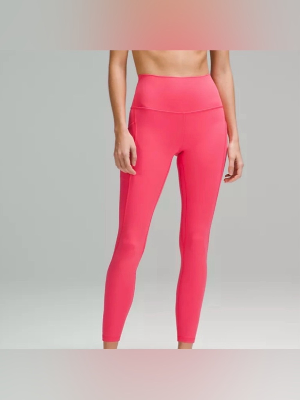 Lululemon High rise Align 25” Pants with pockets
